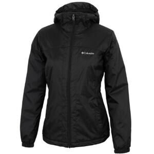 Columbia Switchback II black sherpa lined winter jacket hooded Medium